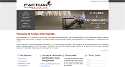 Desktop Screenshot of factualinformatics.com